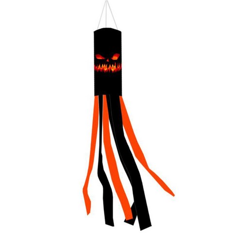 Bastera 할로윈 윈드 서크 플래그 호박 유령 Windsock 홈 파티 레스토랑 정원 장식, 삼