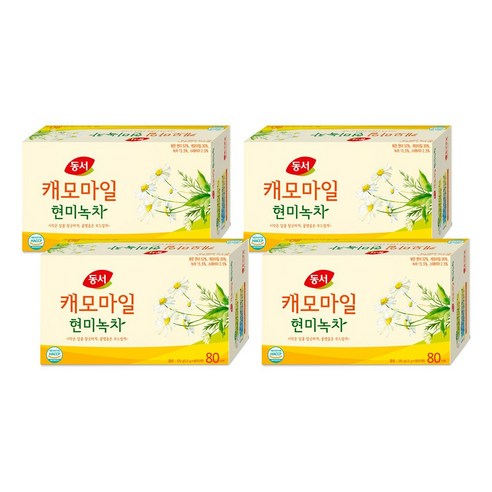 동서 캐모마일 현미녹차 물티슈