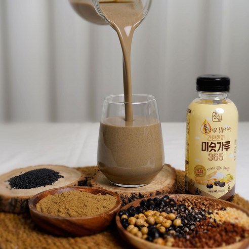 이소당 간편한끼 미숫가루 365 아침식사대용 국내산 병미숫가루, 60g, 20개
