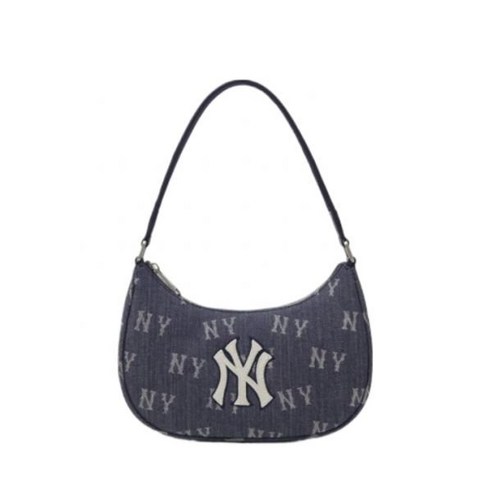 MLB 클래식 모노그램 데님 호보백 NY (Indigo)148289