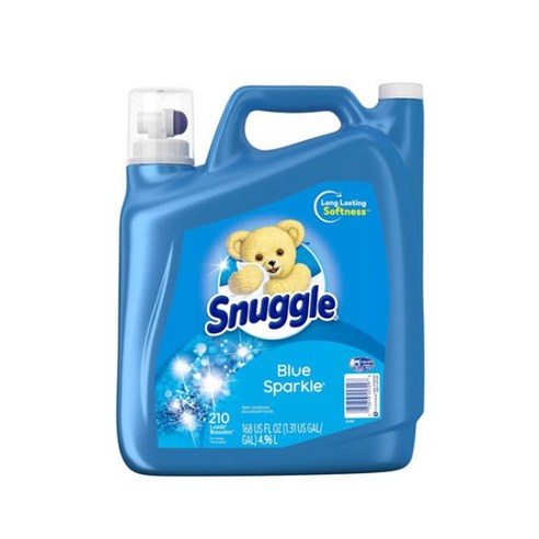 스너글 블루 스파클 고농축 섬유유연제 본품, 4.96L, 5개