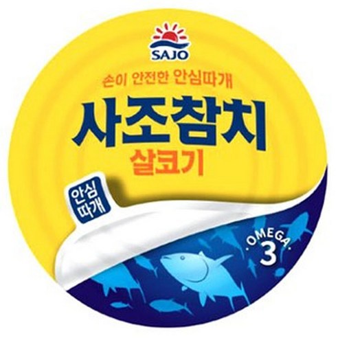 사조참치 살코기 안심따개, 100g, 1개
