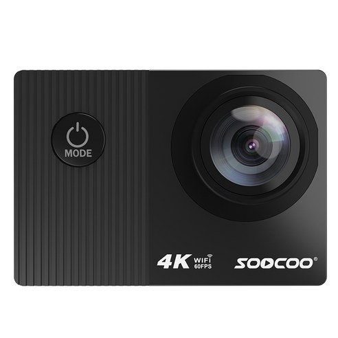 AFBEST SOOCOO Ultra HD 4K 60fps 스포츠 카메라 지원 WIFI F91R 프레스 화면 방수 수중 자전거 헬멧 비디오, 검정