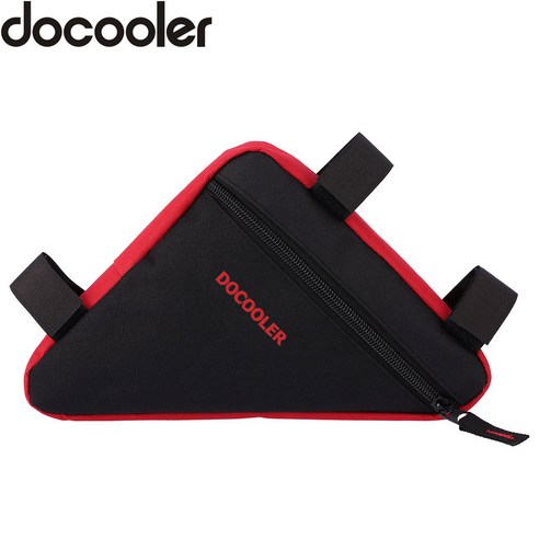 Docooler 자전거 삼각 프레임 가방, 레드