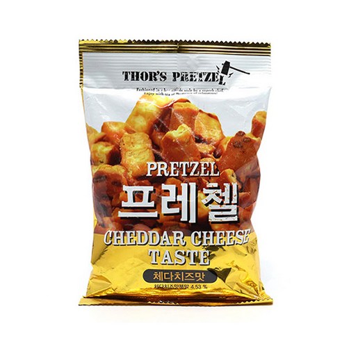 프레첼 체다치즈맛 85g 편의점과자 사무실간식, 5개