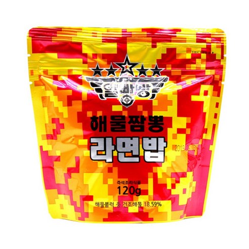 일빵빵 해물짬뽕 라면밥 8개입(120g) 전투식량 일빵빵 해물짬뽕 라면밥 8개입(120g) 전투식량