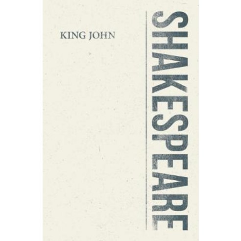 (영문도서) King John Paperback, Classic Books Library, English, 9781528705295