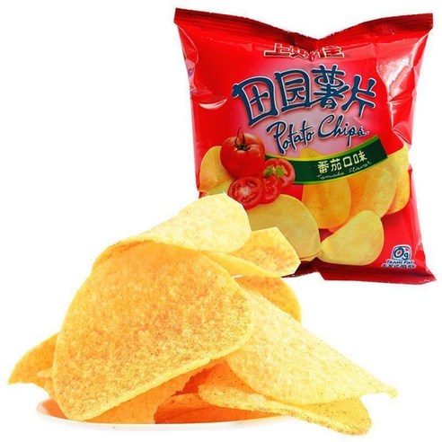 판다중국식품 상호쟈 감자칩 토마토맛, 50g, 4개
