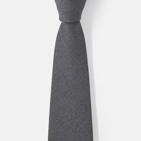부타니 솔리드 그레이 넥타이