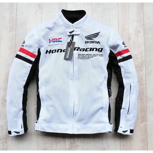 BO1143 HONDA 여름바이크자켓 상체보호대 라이더자켓, 4XL, 레드 BO1143 HONDA 여름바이크자켓 상체보호대 라이더자켓, 4XL, 레드