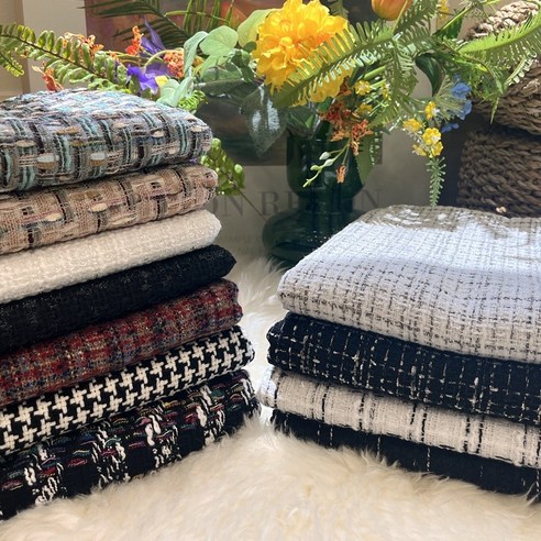 "내 손으로 만드는 특별함! 믹스 트위드 원단, 이 고민 해결해 줄게요" 트위드원단