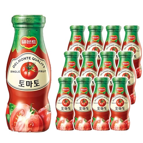 델몬트 토마토 주스 (180ml X 12) 쥬스 음료, 180ml, 24개 토마토 주스 효능