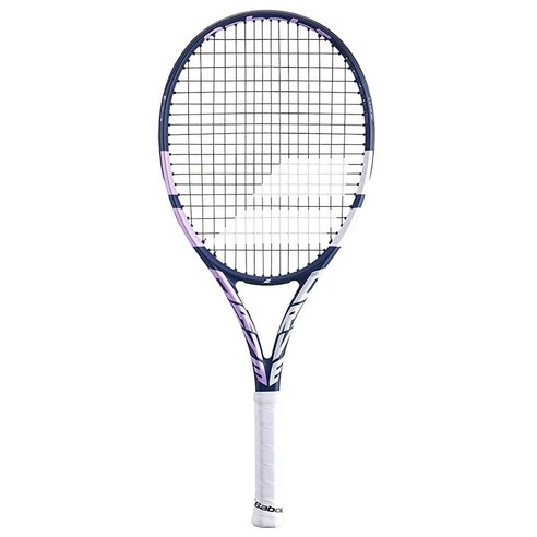 Babolat Pure Drive 2021 주니어 63.5cm25인치 테니스 라켓 블루/핑, 4 1/8