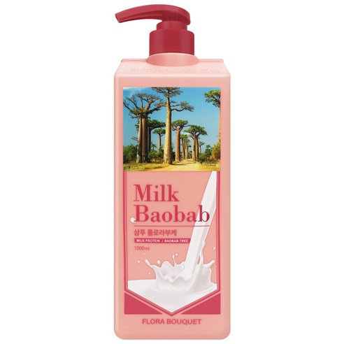 밀크바오밥 샴푸 플로라부케, 1개, 1000ml