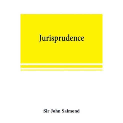 (영문도서) Jurisprudence Paperback, Alpha Edition, English, 9789353869229