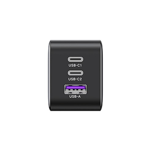 [유그린] 넥소드 65W GaN 3포트 고속충전기, 65W 고속충전기(15689), 1개