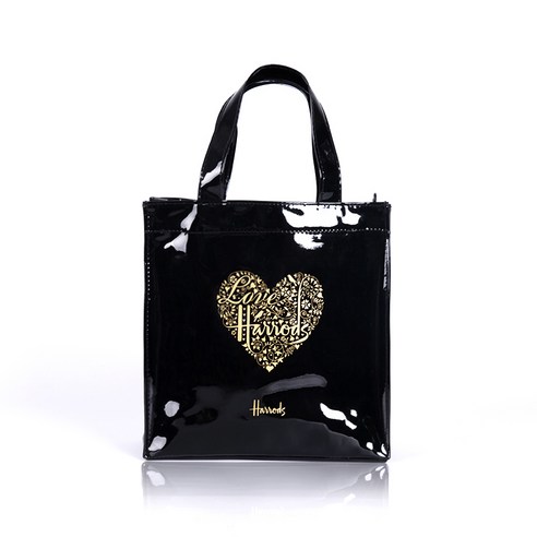 YAPOGI 영국 패션 Pvc 환경 보호 쇼핑백 편지 사랑 대용량 방수 핸드백 어깨 가방 여성 가방