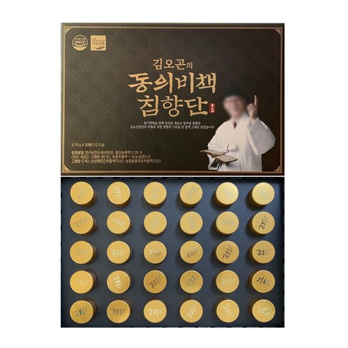 김오곤의 동의비책 침향단 + 쇼핑백, 112.5g, 1개