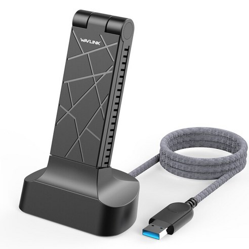 Wavlink-AC1900 무선 듀얼 밴드 USB3.0 어댑터 5G 1300Mbps 및 2.4G 600Mbps WiFi 네트워크 카드 4X3dBi, 02 Built-in Antenna Best Top5