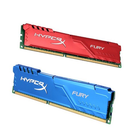Monland AMD Intel 데스크탑 DDR2 DDR3 DDR4 Ram 메모리 쿨러용 알루미늄 냉각 RAM 방열판 라디에이터 빨간색+파란색, 빨간색 & 파란색