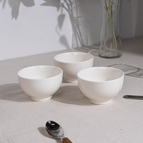 시라쿠스 메이플 공기 10.7cm, 화이트, 3개