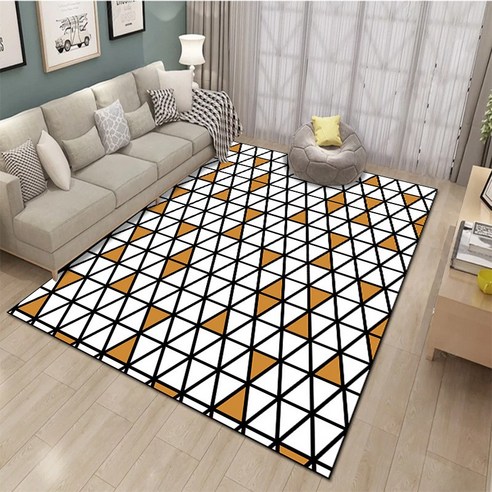 Linzheng북유럽 심플한 거실 탁자 카페트, V103