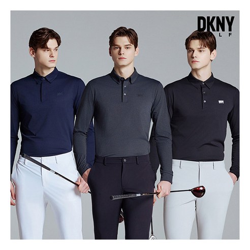 [DKNY GOLF] () 24SS 남성 긴팔카라티 3종