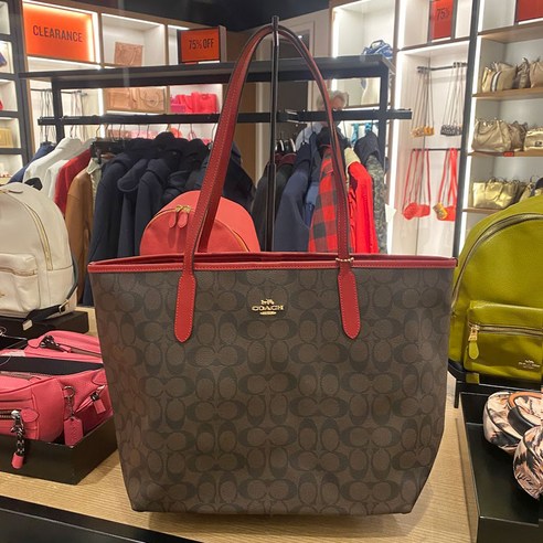 미국직배송 COACH 코치 아울렛 호환 시그니처 여성가방 숄더백 토트백 5696