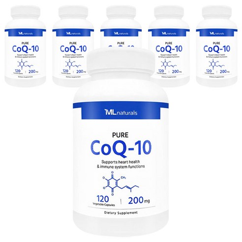 마이라이프내추럴스 CoQ10 200mg 베지터블 캡슐, 120정, 6개