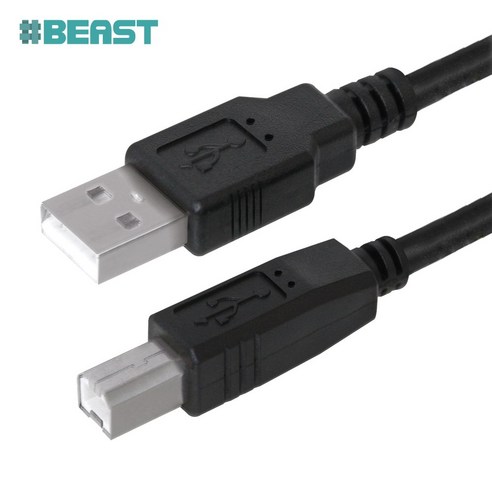 샵비스트 [USB2.0] AM-BM USB 프린터케이블 신속하고 안정적인 프린터 연결을 위한 최적의 선택