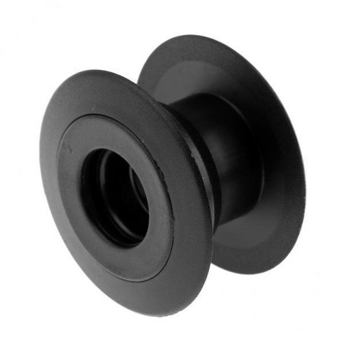2xDurable 플라스틱 18mm 막대 축구 부싱 축구 테이블 축구 베어링, 블랙