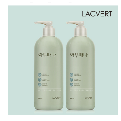 라끄베르 아무때나 때필링 바디 각질관리 500mlX2개, 500ml, 2개