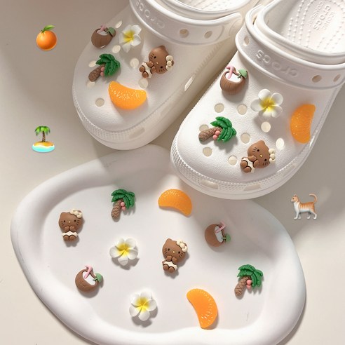 손톱 위에 펼쳐지는 작은 휴양지, 트로피컬 태닝 고양이 파츠