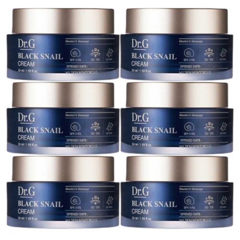 닥터지 블랙 스네일 크림 50ml 6개세트, 상세페이지 참조, 상세페이지 참조