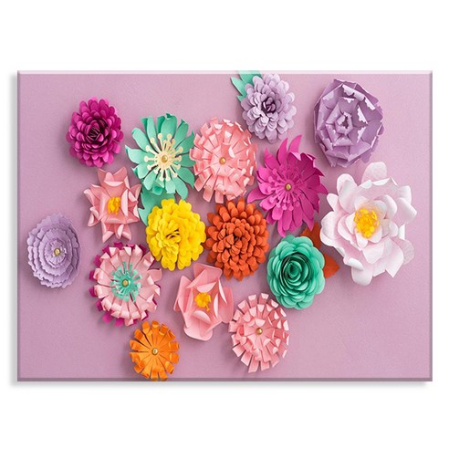 오로라데코덴 캔버스형 보석십자수 40x50cm, MK110 페이퍼 플라워