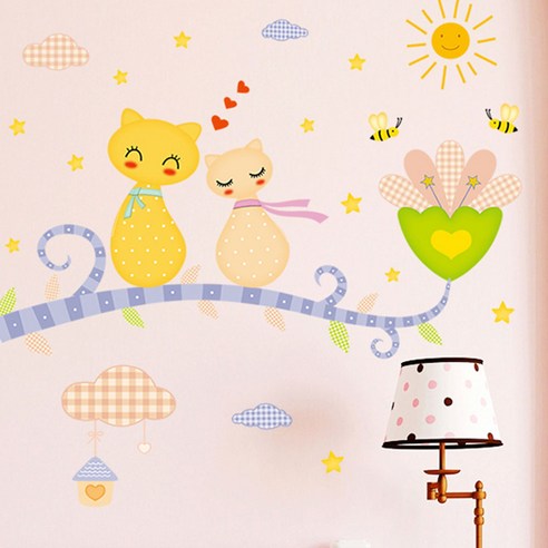 벽면 인테리어 집꾸미기 스티커 아이방꾸미기/동물/식물 등 벽면스티커 모음, C89