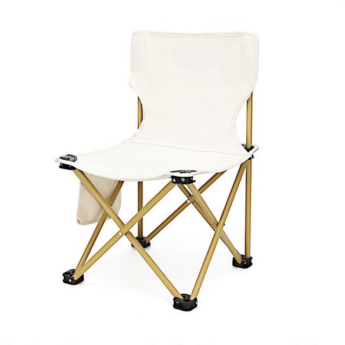 야영 접의자 옥외 접의자 휴대용접의자 낚시 의자, 흰색, 큰 사이즈