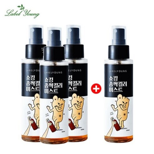 [라벨영] 문제성발 집중케어/풋미스트/쇼킹좀싹킬러미스트 3+1, 단품 발비누