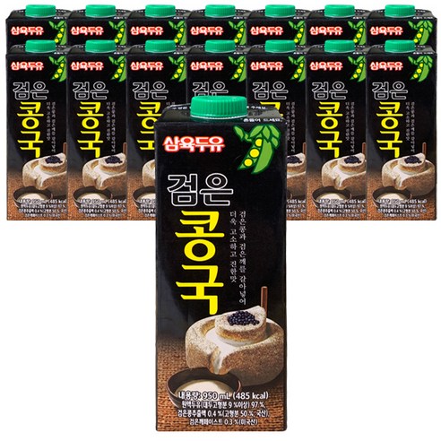 삼육두유 검은콩국 950ml x 15개입 세트, 15개