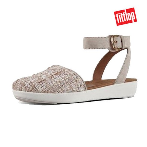 핏플랍 [FITFLOP] 정품 코바 클로지드토 샌들 럭스트위드 더스키핑크 J91-535