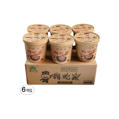 하이츠쟈 쏸라펀 누들컵 중국라면 컵라면 신라탕, 1박스