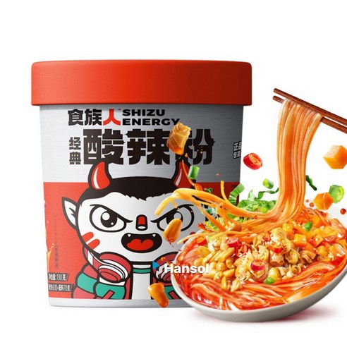 판다식품 식족인 쏸라펀 shizuren 스주런 컵면 새콤매콤 중국솬라펀 130g