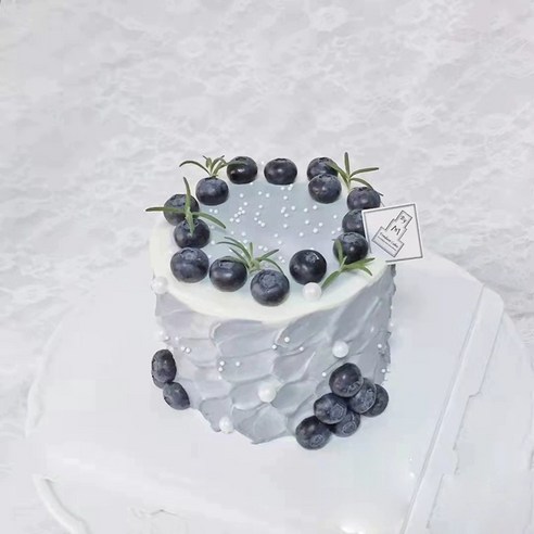 마이크로케이크 모형케이크 진영장 샘플 장식용, J, 6인치 (직경 15cm)