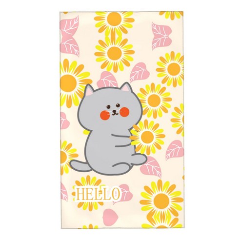 프리미엄 극세사 물 수건 페이스 타월 5p 40*70 cm, 색상 D