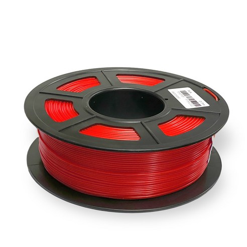 우리잉크 3D 펜 3D프린터 PLA 필라멘트 스풀 1Kg 릴 1.75mm, 빨강 Red