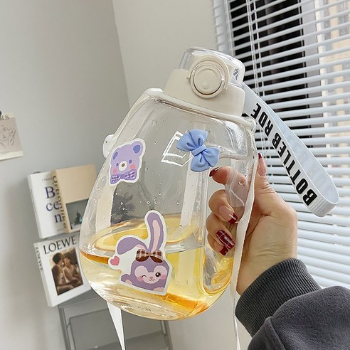 【휴대용 물병】물 컵 대용량 톤 배럴 여성 높은 외관 및 고온 저항 남성용 피트니스 주전자 대형 물병 마시는, 색깔22