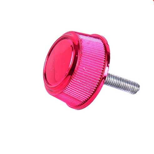 2pcs Fishing Reel Handle Grip Screws Nuts Golden/Silver Color Rocker Arm Screw Cap Tackle Accessorie, 하나, Red