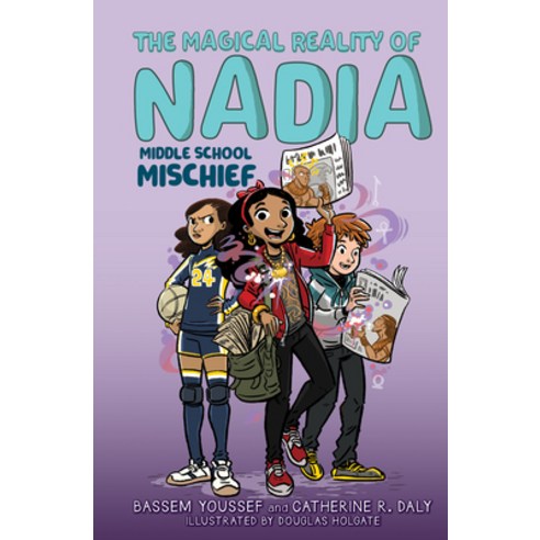 (영문도서) Middle School Mischief (the Magical Reality of Nadia #2) Hardcover, Scholastic Inc., English, 9781338572292
