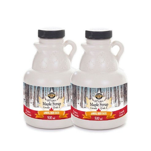 엘비메이플트리트 퓨어 메이플 시럽, 500ml, 2개