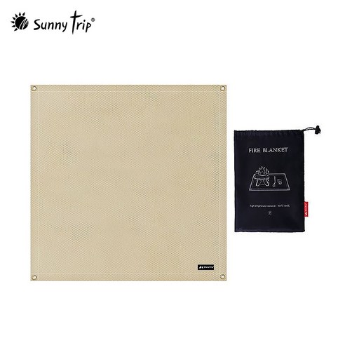 SUNNYTRIP 캠핑 화로대 방염매트, 1개